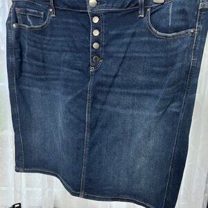 Lane Bryant Denim Skirt SZ 20W